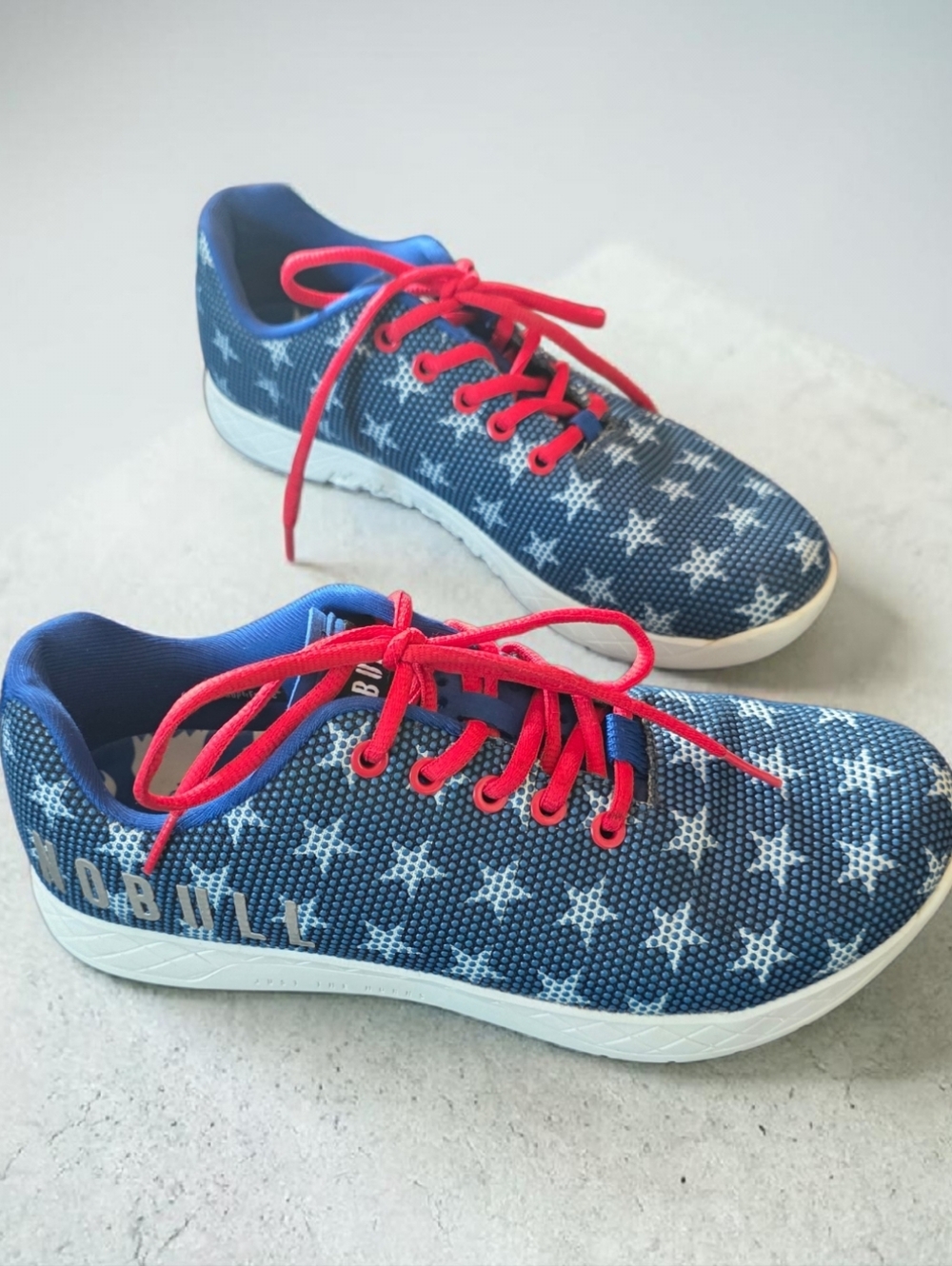 EUC NOBULL (10W- 8.5M) Unisex American Flag Trainer Athletic Gym CrossFi